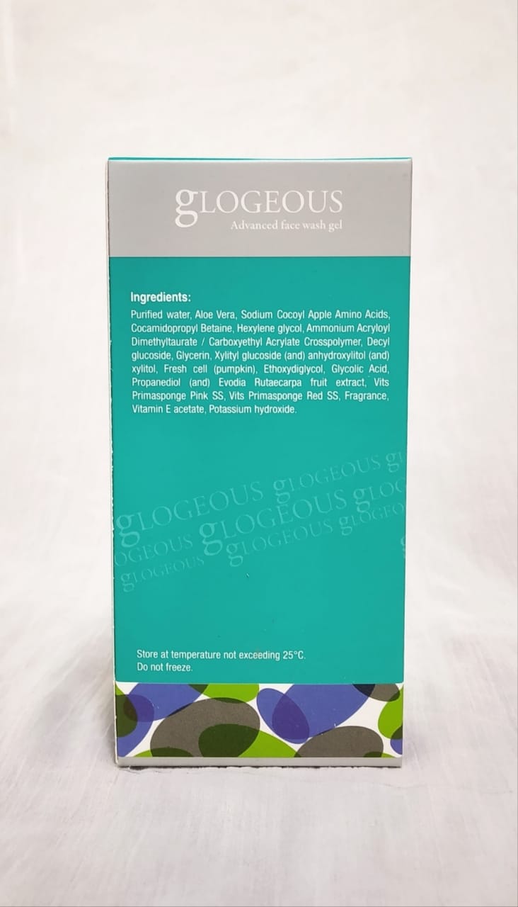 Glogeous Advanced Face Wash Gel Nirmal